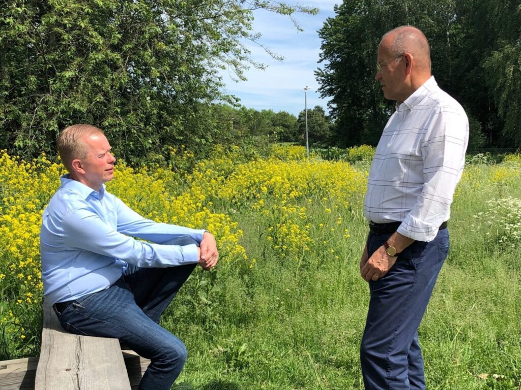 Johan Lundberg, grundare och Crister Renkel, VD